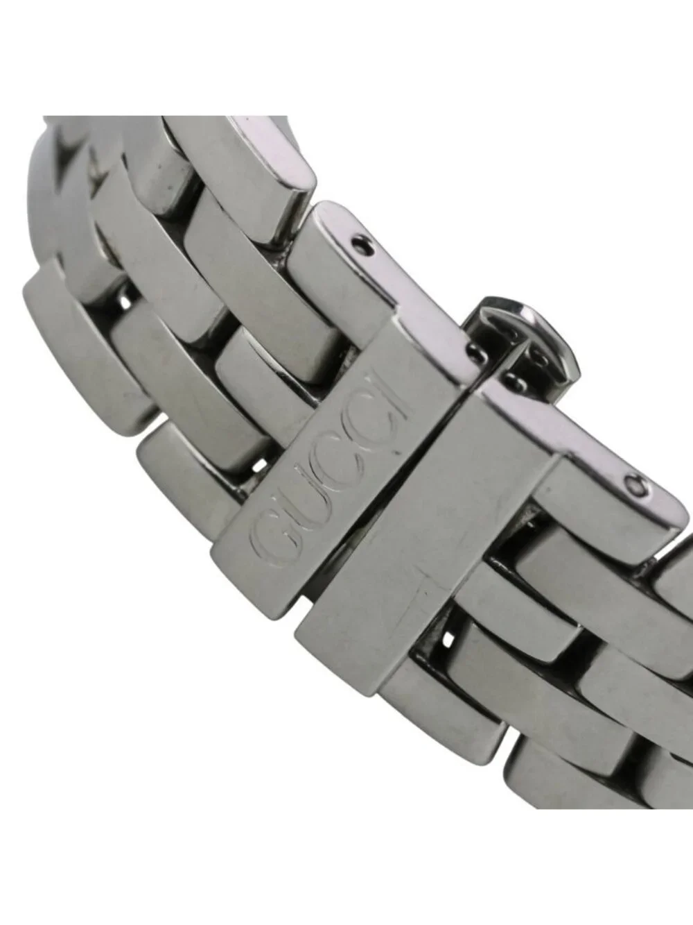 Gucci Quartz Watch Black Dial Silver